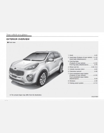 kia sportage 2018 owners manual